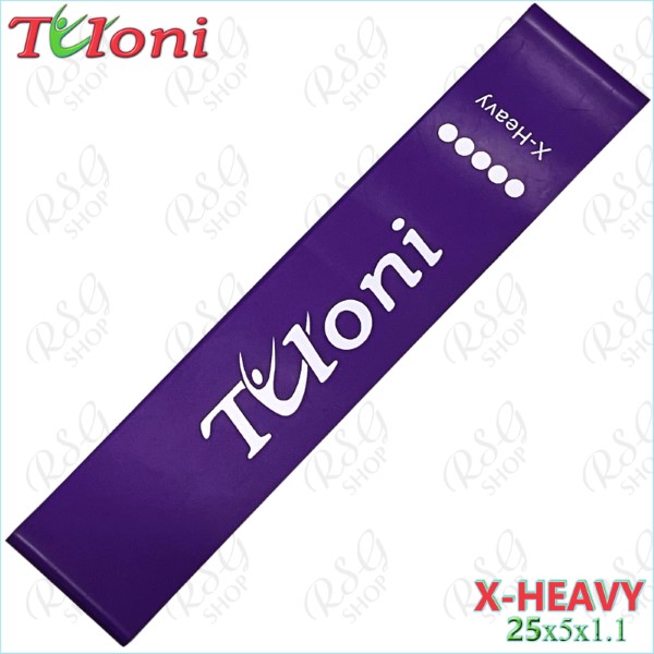 Latex Resistance Rubber Tuloni for Foot X-Heavy 1,1mm col. Violet T1416